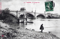 Le pont sur le Rhône.