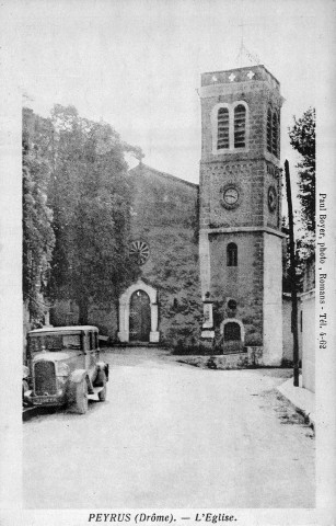 Peyrus. - L'église Saint-Pierre.