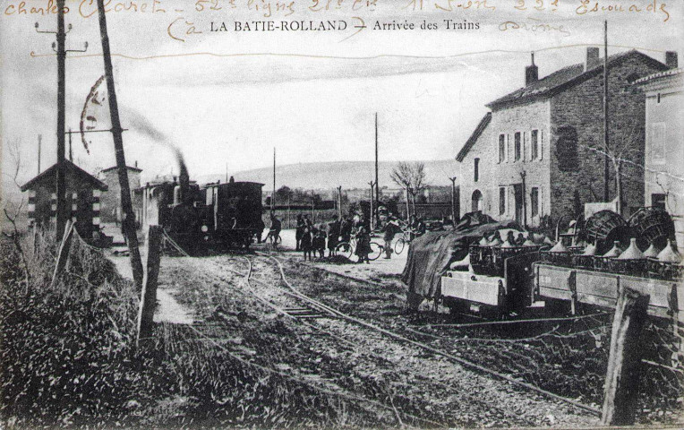 Tramway de la ligne Dieulefit Montélimar.