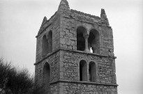 Marsanne. - Le côté nord du clocher de l'ancienne église Saint-Félix.