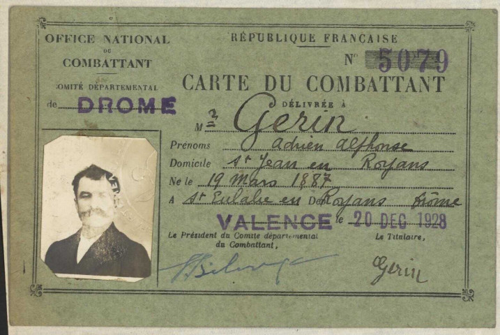 Gerin, Adrien Alphonse