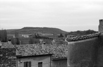 Le Pègue. - Vue du village vers l'ouest.