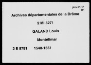 11 juin 1548-24 mars 1551