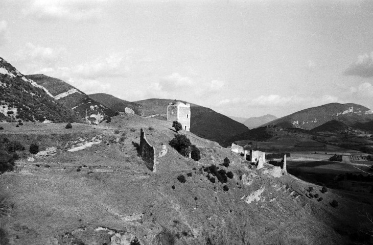 Roche-Saint-Secret-Béconne.- La tour d'Alençon et les abords.