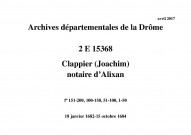 18 janvier 1682-15 octobre 1684