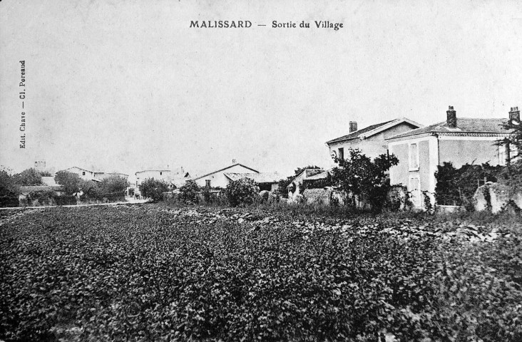 Malissard.- Vue du village.