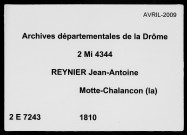 1er janvier-30 juin 1810