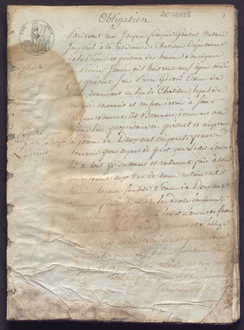 2 mars 1808-août 1809