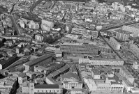 Vue aérienne du quartier de la préfecture.