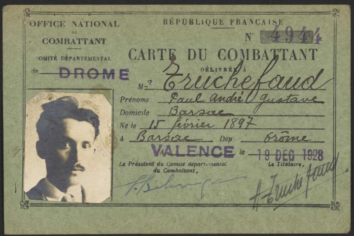 Truchefaud, Paul André Gustave