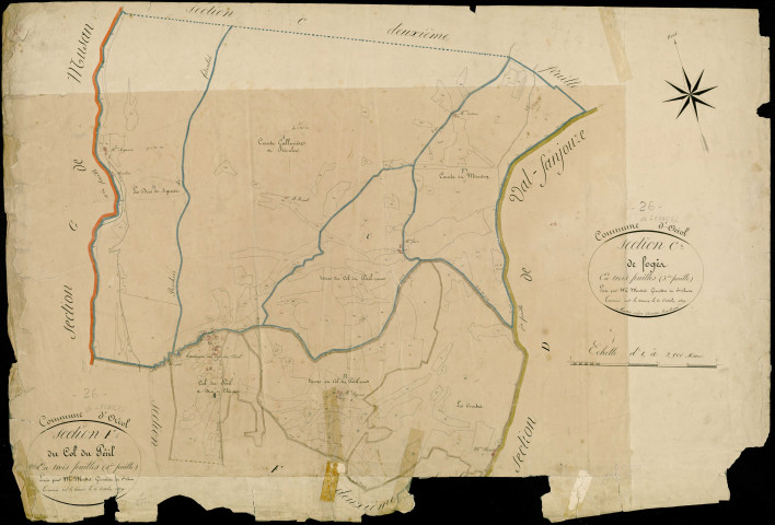 Section C3, Fogès. Section F1, Col du Péril (le).