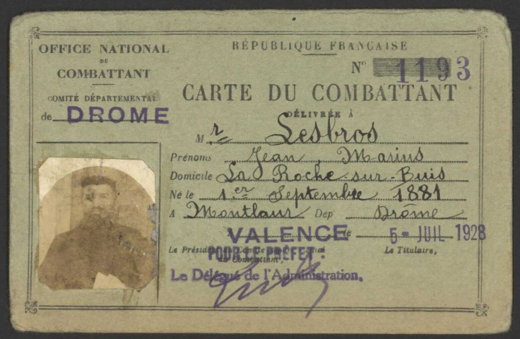 Lesbros, Jean Marius