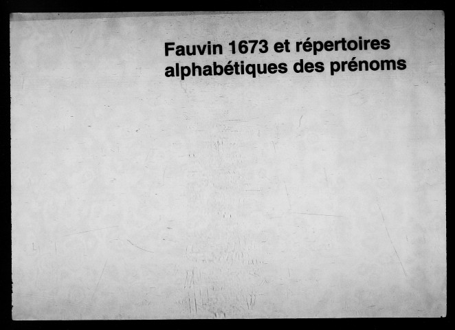 1er janvier 1661-28 septembre 1662