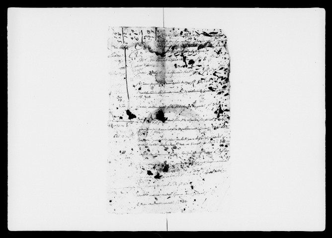 Relevé des actes non expédiés (4 juin 1708-14 mars 1735).