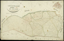 Section D, Montceau. Village (agrandissement).