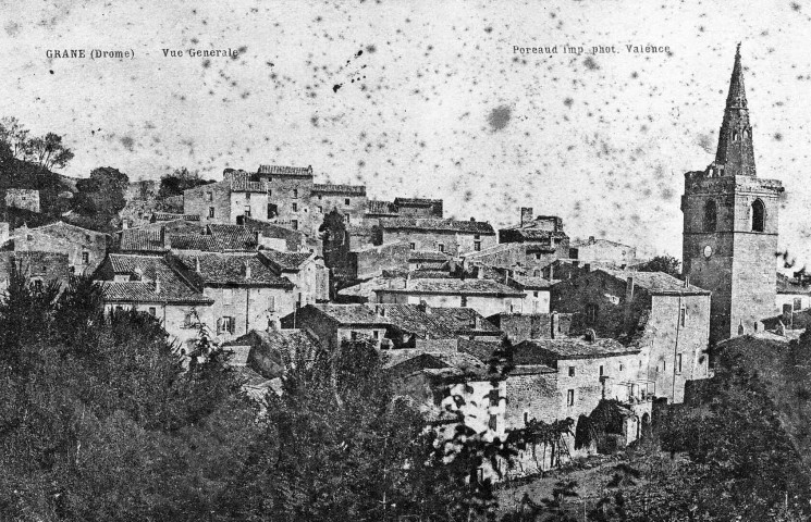 Grâne.- Vue du village.