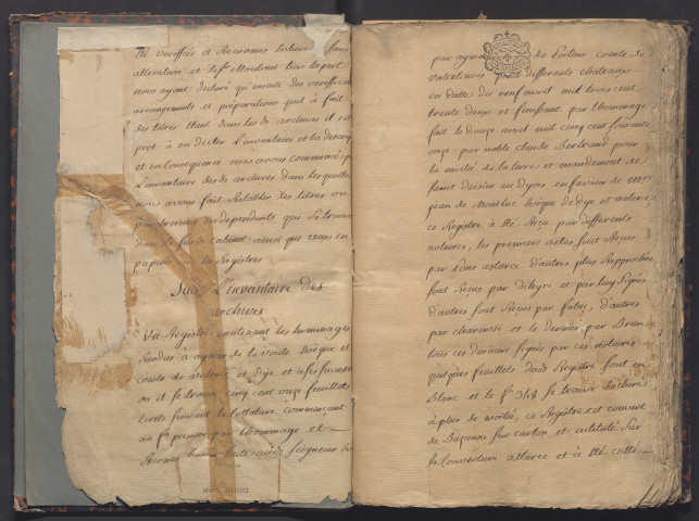 Procédure de régale à la mort de Mgr de Grave.