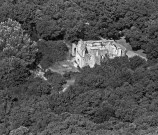 Vue aérienne du Val des Nymphes, la chapelle.