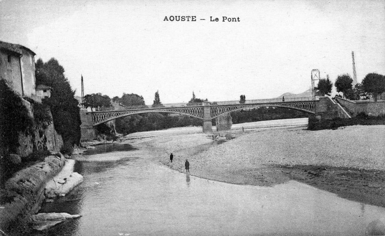 Le pont sur la Drôme.