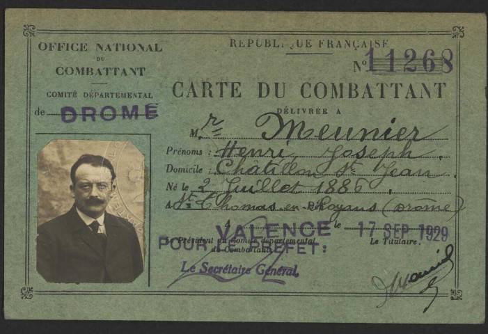 Meunier, Henri Joseph