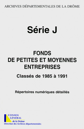 Série J fonds de petites et moyennes entreprises classés de 1985 à 1991