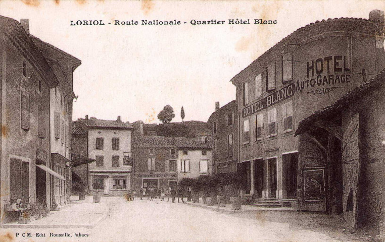 L'actuelle avenue de la République.