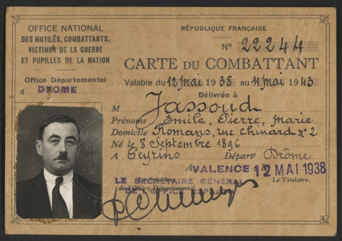 Jassoud, Émile Pierre Marie