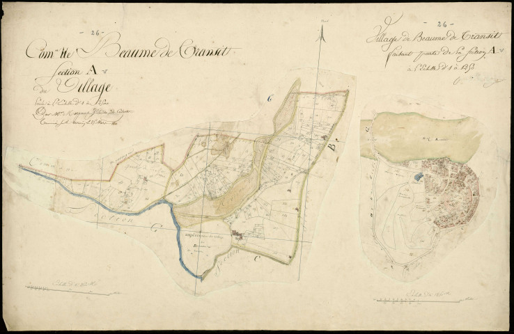 Section A, le Village. Village (agrandissement).