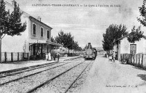 Saint-Paul-Trois-Châteaux.- La gare.