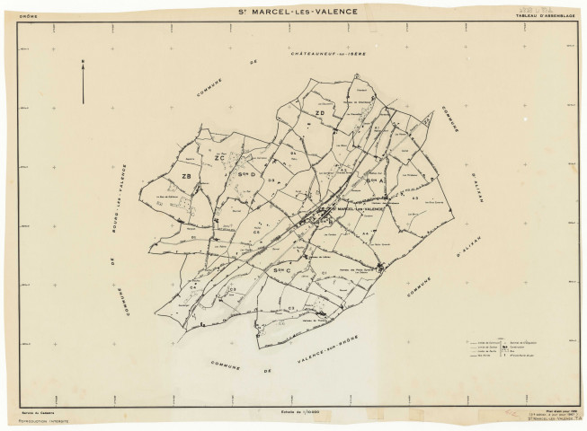 Tableau d'assemblage. 1967.