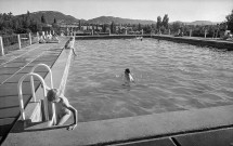 La Bégude-de-Mazenc. - La piscine.