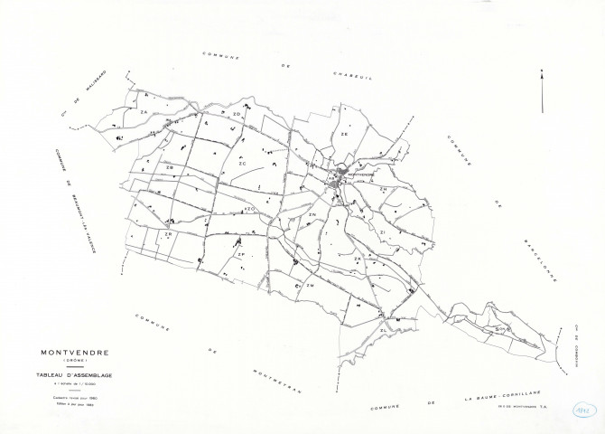 Tableau d'assemblage. 1983.