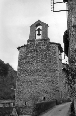 Pontaix. - La façade est du temple.