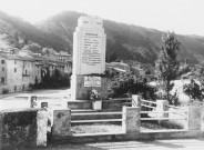 56. Brigade de Die. Nature de la commémoration : monument. Lieu : Pontaix. Nombre de victimes, mortes en déportation : 6. Circonstances : repression à la suite du sabotage à Vercheny.
