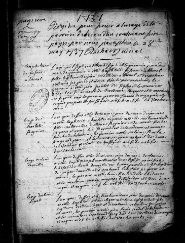 Religion catholique. - Baptêmes, mariages, sépultures (1737-1792).