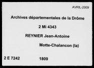 1er juillet-31 décembre 1809