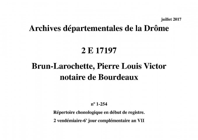 2 vendémiaire-6e jour complémentaire an VII