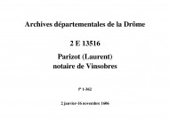 2 janvier-16 novembre 1606