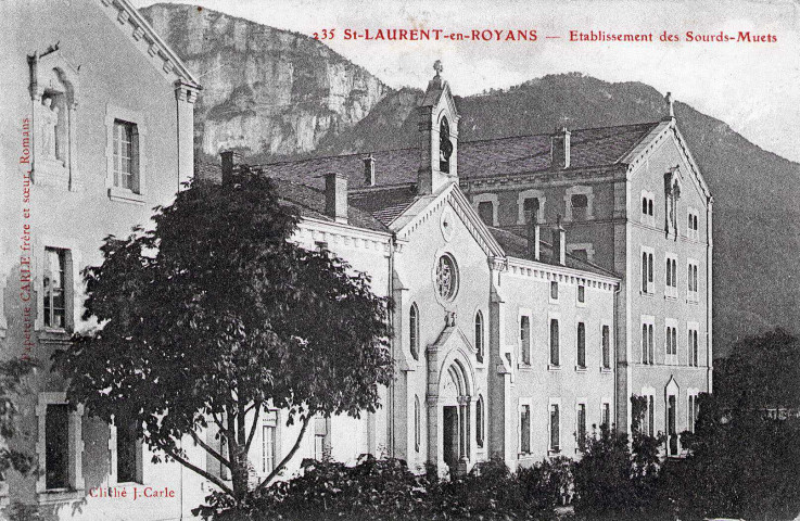 L'actuel Institut Médico-Éducatif.