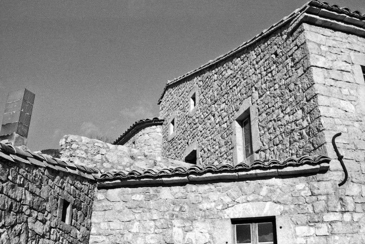 Bézaudun-sur-Bîne.- La ferme Marin, route du col de la Chaudière.