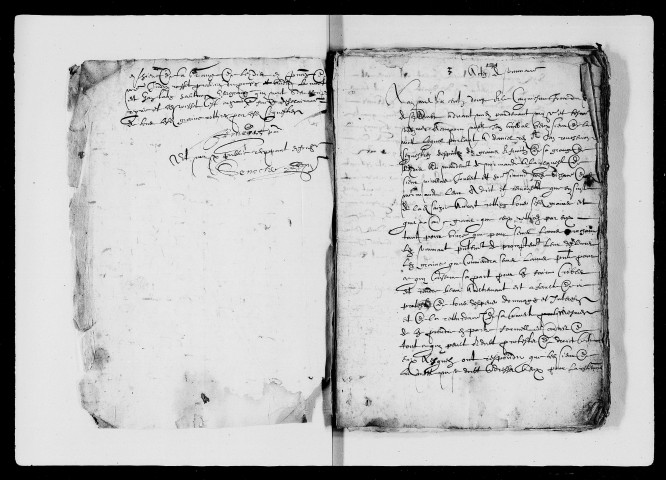 Notes étendues (8 décembre 1607-15 août 1621).