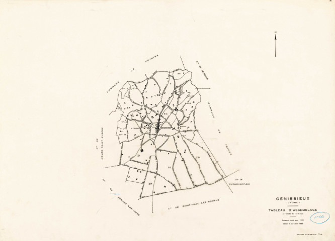 Tableau d'assemblage. 1985.
