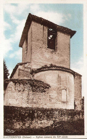 Hauterives. - Église romane du XIe siècle.