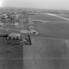 Vue aérienne de l'aérodrome.