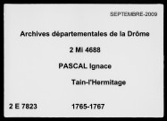 9 mai 1765-17 février 1767