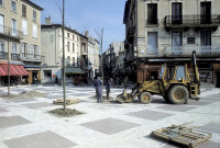Valence.- Les premières rues piétonnes.
