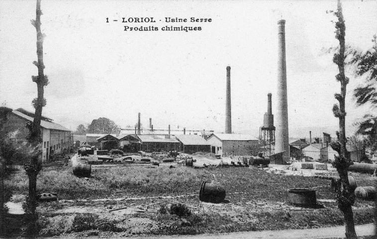 L'usine de produits chimiques, appartenant à Albert Serre jusqu'en 1918, il la vendit à Rhône Poulenc, fonctionna jusqu'en 1930.