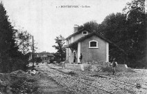 La gare en travaux.