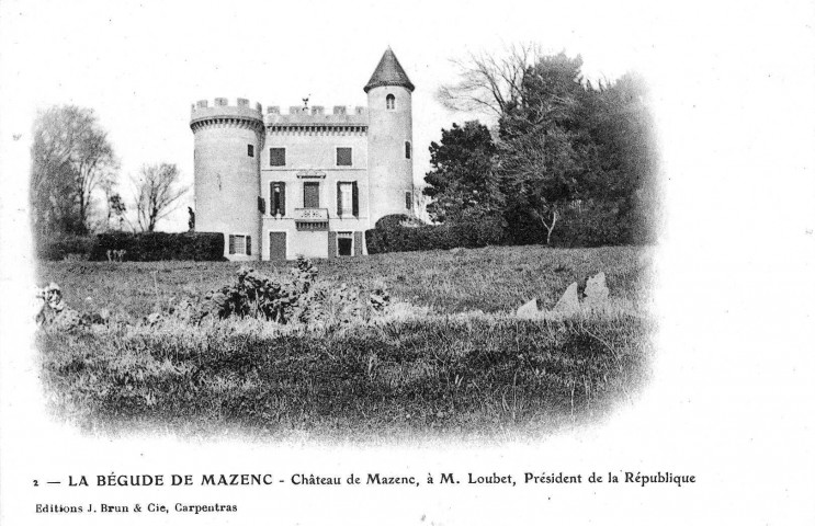 Le château d'Émile Loubet, président de la République.