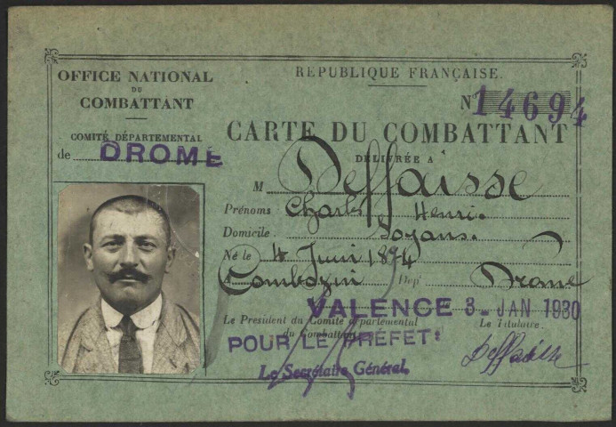 Deffaisse, Charles Henri